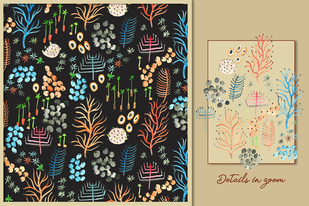 Sunken Oasis Prints & Patterns, a Pattern Graphic by GND ART STUDIO (Photo 8 of 8)