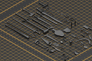 Mega pack items kitbash, an Object 3D Model by MohamedHussien1 (Thumbnail 6 of 8)