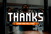 Kenroa - Sport Font, a Sans Serif Font by Iqsiart Studio (Thumbnail 6 of 6)
