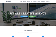 Kepler, a Bootstrap Template by romel.panahon (Thumbnail 1 of 4)