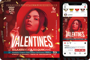 Valentines Day Flyer, a Flyer Template by regalDRAW