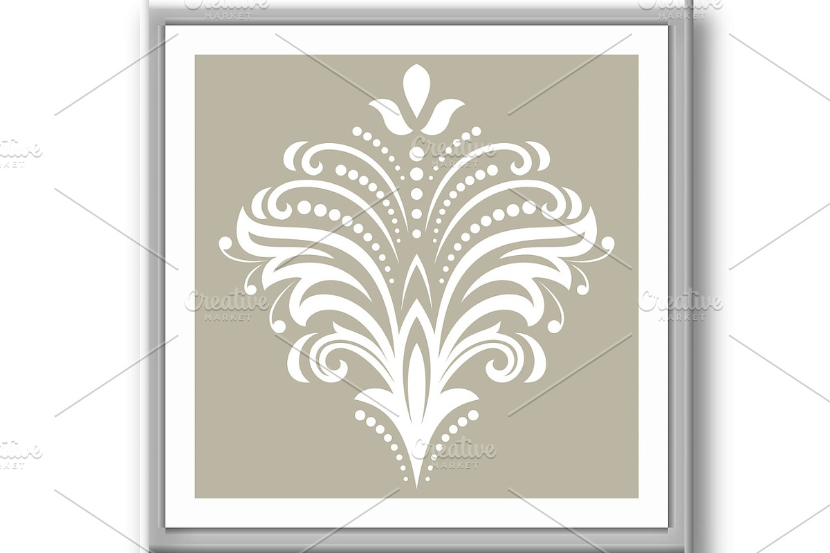 Floral Abstract Pattern, a Pattern Graphic by FineArtStudio