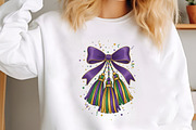 Coquette Tassel Mardi Gras Png, an Illustration by designcity5 (Thumbnail 1 of 9)