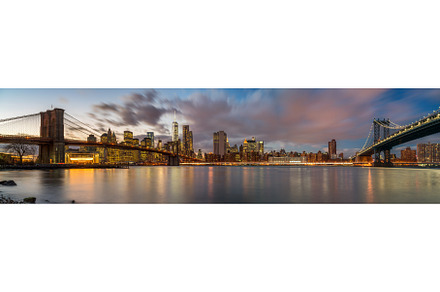 Brooklyn bridge and Manhattan bridge, an Architecture Photo by sborisov