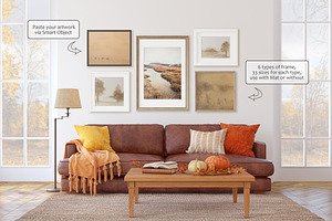 FALL DECOR Wall&Frame Mockups