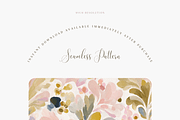 Pastel Floral Seamless Pattern PNG, a Pattern Graphic by Pati Charm Studio (Thumbnail 2 of 7)