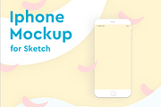 Minimal Iphone mockup for Sketch, an iPhone Mockup by Marinastu (Thumbnail 1 of 3)