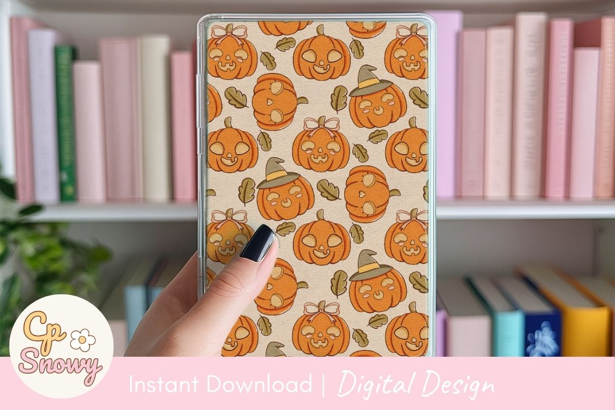 Halloween Pumpkin Seamless Pattern, a Texture Illustration by CpSnowy (Photo 4 of 5)