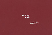 Ink Creep - Ink Bleed Font Family, a Slab Serif Font by Mneme (Thumbnail 10 of 10)