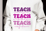 Teach Compassion Kindness Confidence, an Object Graphic by Digi_Design_World (Thumbnail 3 of 4)