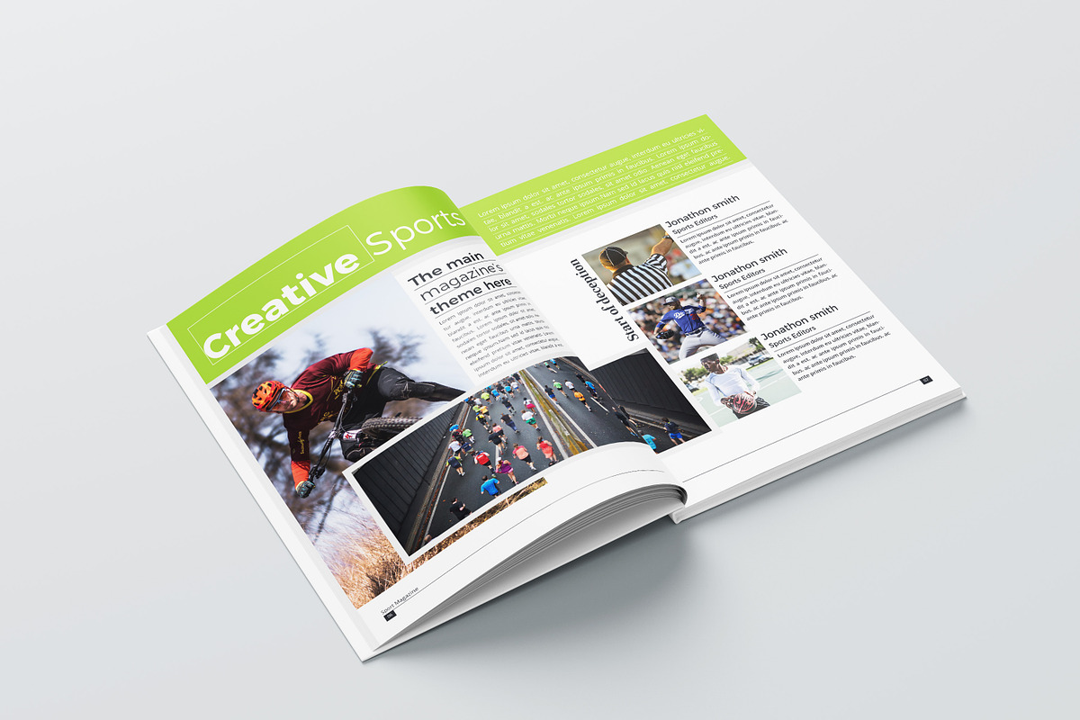 Sport Magazine Template, a Magazine Template by obidullah_01 (Photo 4 of 9)