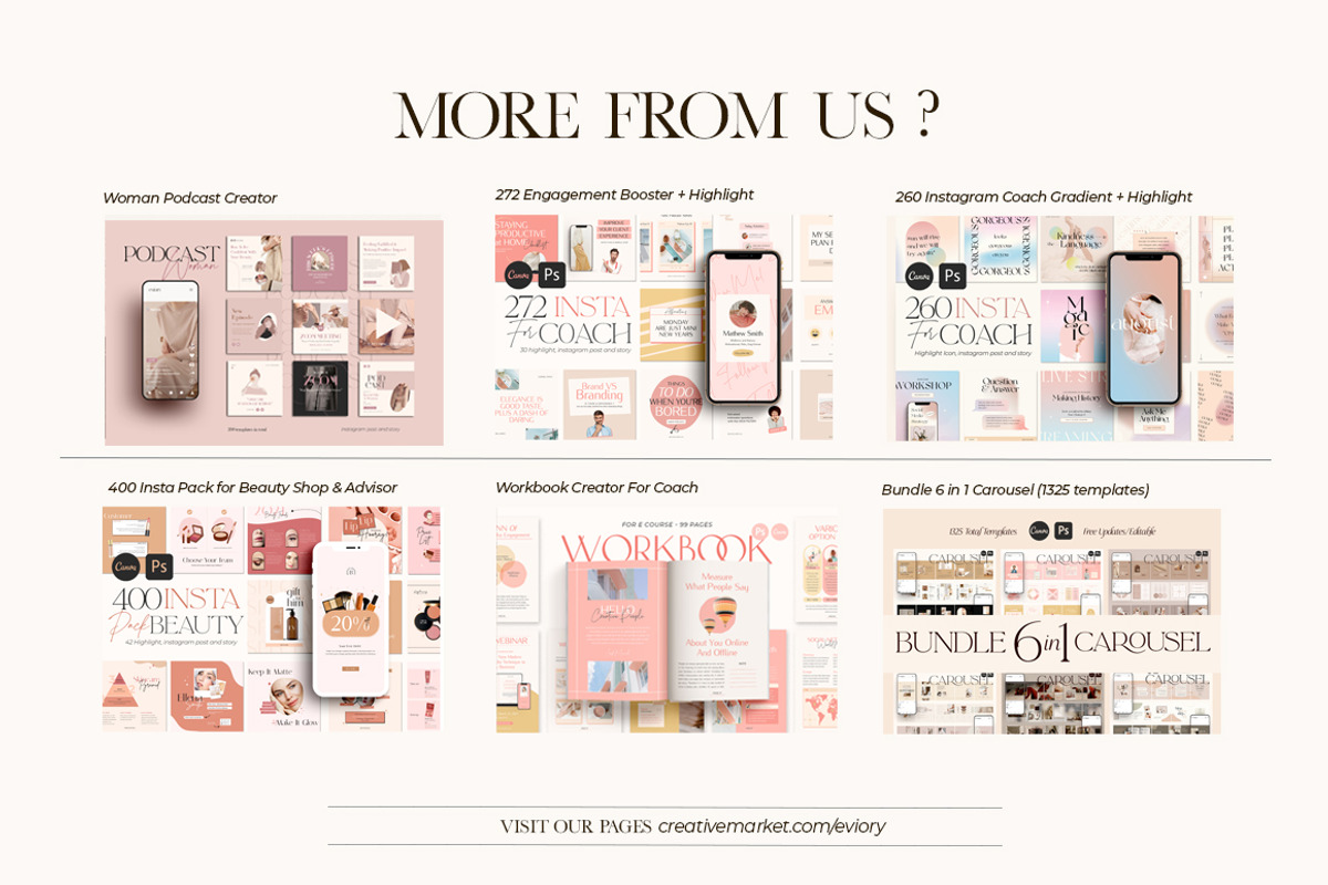 CANVA Bundle Social Media Pack, a Social Media Template by Eviory (Photo 31 of 31)