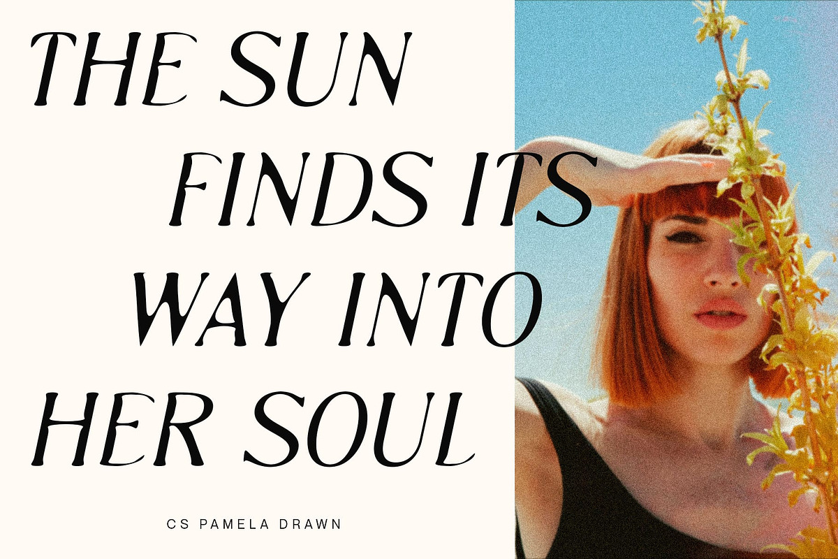 CS Pamela Drawn, a Serif Font by Craft Supply Co. (Photo 2 of 8)
