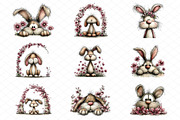 Whimsical Spring Easter Clipart, an Illustration by cherrydesign (Thumbnail 3 of 4)