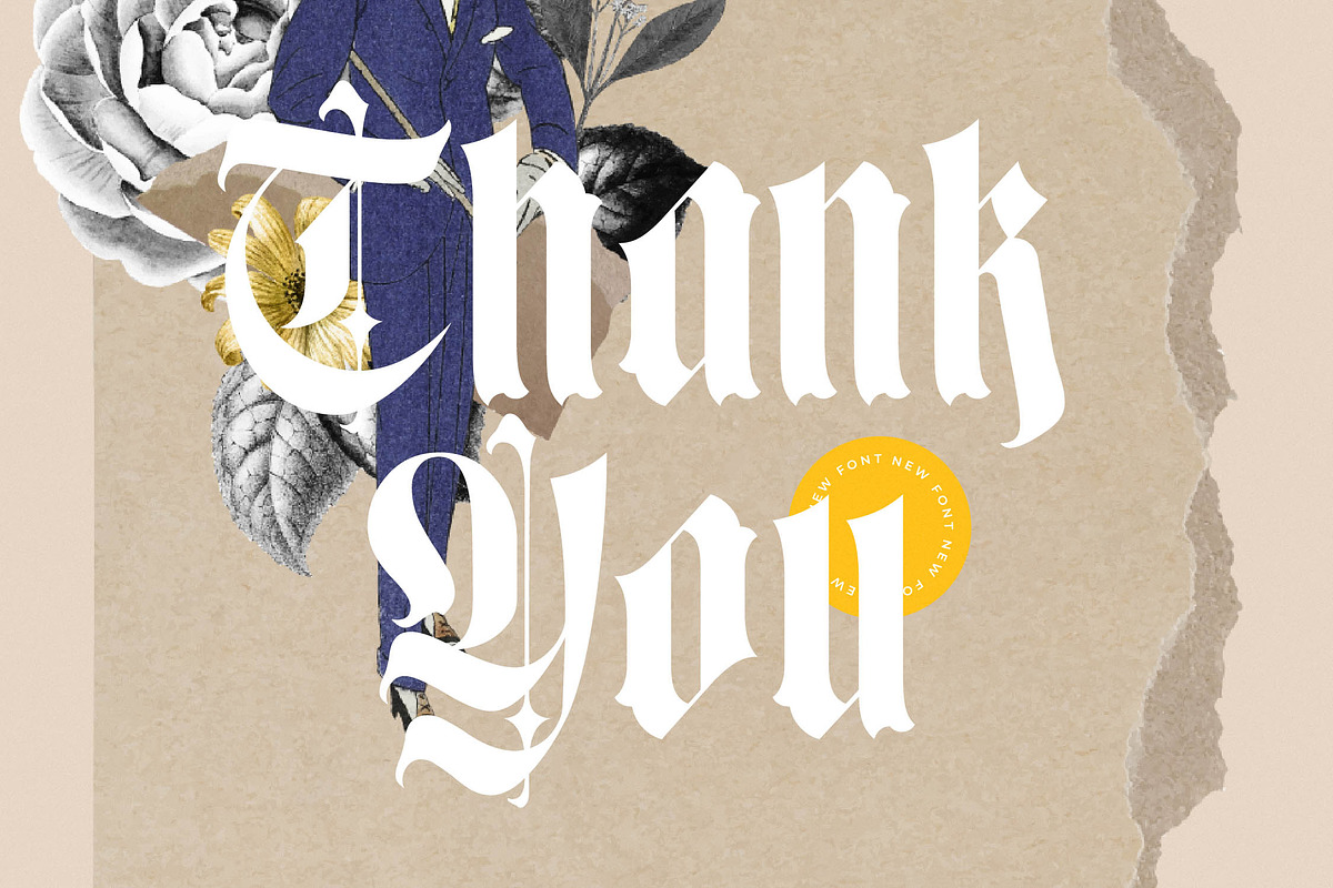 Mooltens Modern Blackletter Font, a Blackletter Font by timelesstype.co (Photo 20 of 20)