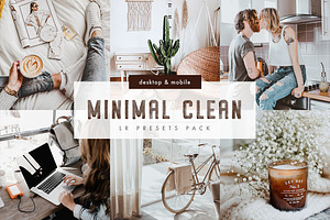 Minimal Clean Lightroom Presets Pack