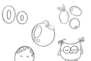 ABC coloring pages, an Education Illustration by Oleksandra Illustrates (Thumbnail 5 of 8)
