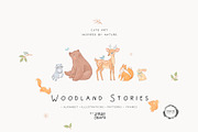 WOODLAND STORIES. Hand-drawn art, an Animal Illustration by annartdreams (Thumbnail 1 of 11)