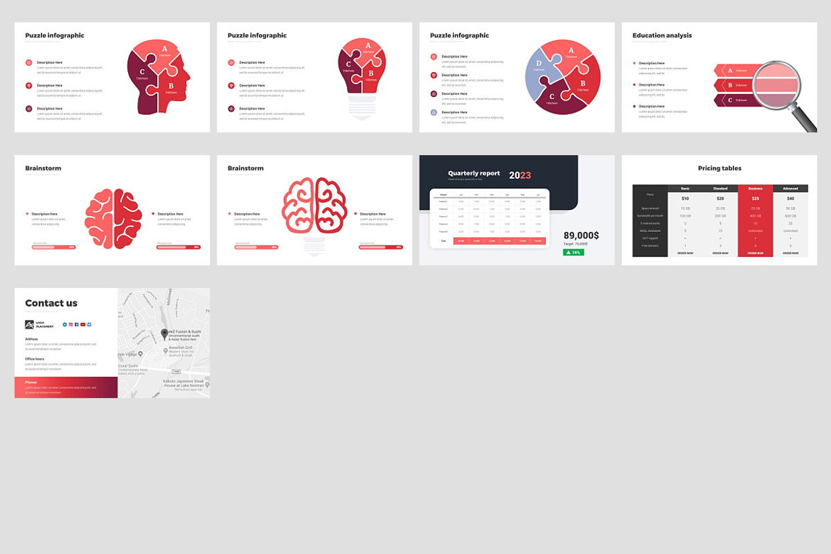 Corporate Business Solutions, a Presentation Template by Presentation Templates (Photo 5 of 7)