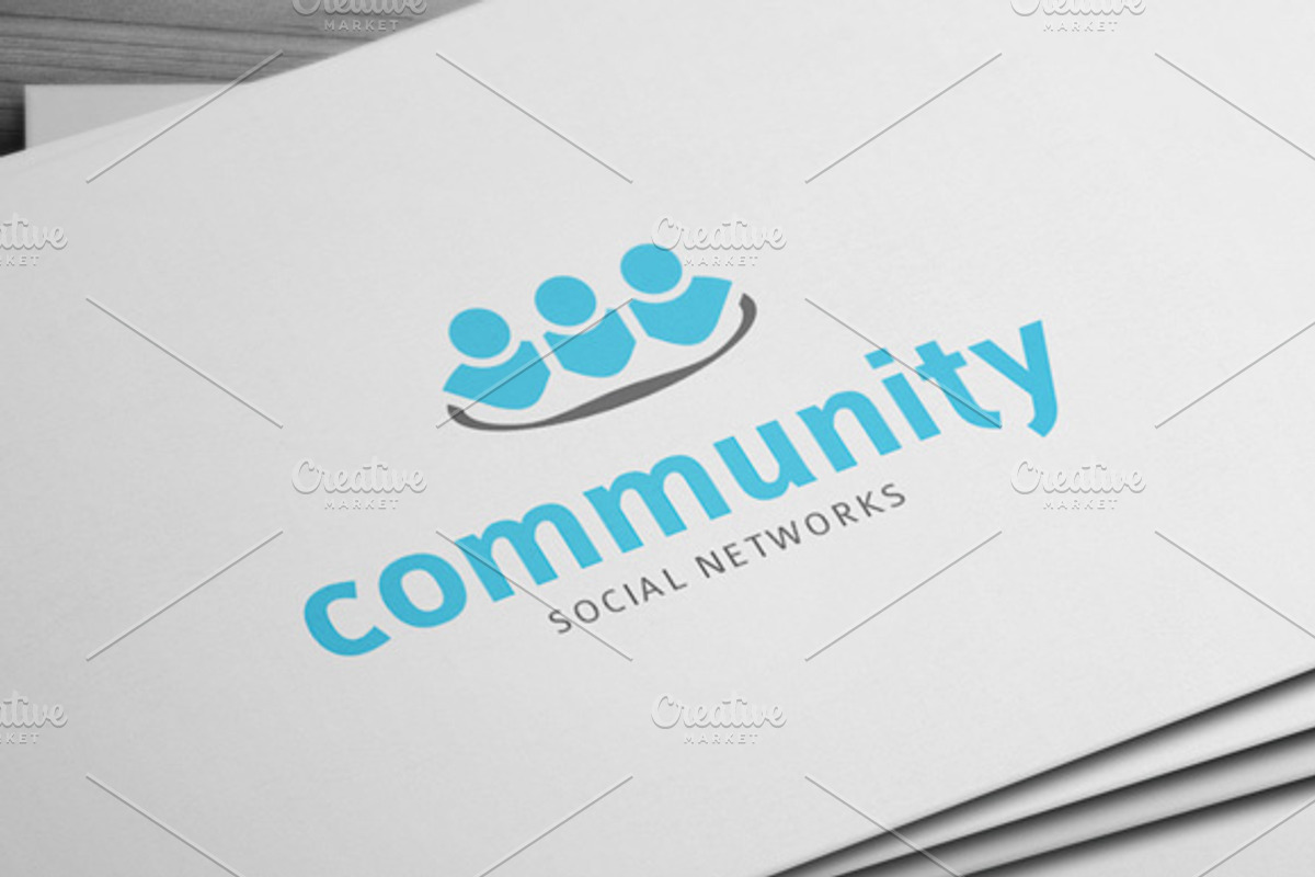 Community - Social Networks - Logo, a Branding & Logo Template by artnook (Photo 2 of 4)