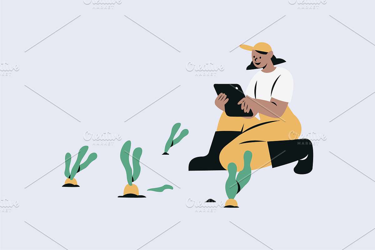 Agriculture Technology Illustration, a Technology Illustration by Jump Studio (Photo 8 of 10)