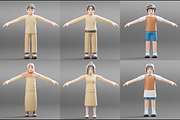 3D School Character Collection, a Characters & Person 3D Model by Dudukbersama (Thumbnail 1 of 7)