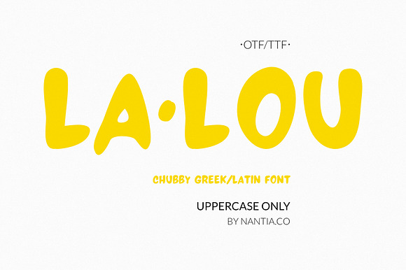 Greek Font Lalou preview 8
