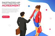 Partnership and Business Teamwork, a Finance Illustration by TAlex (Thumbnail 3 of 6)