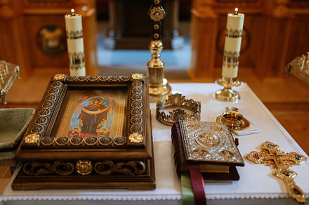 cathedral of the orthodox church with icons and altar, a Holiday Photo by Weddings, People, Travel