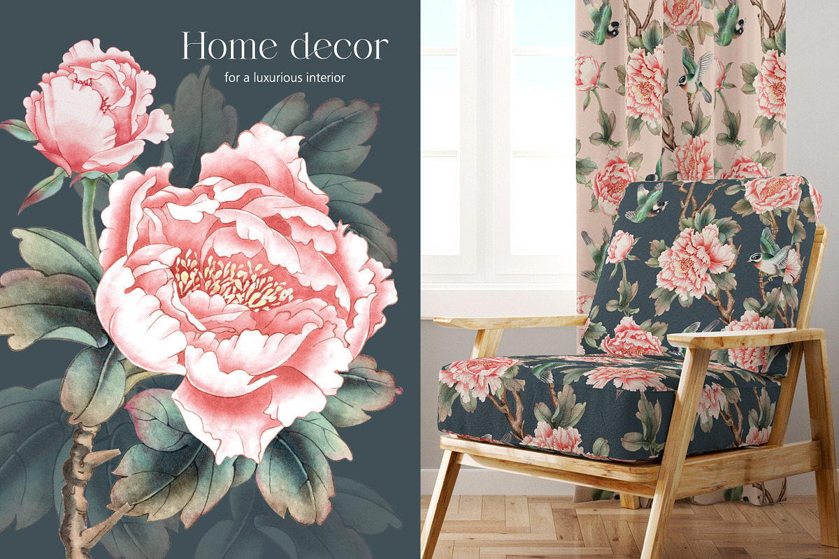 Chinoiserie, a Pattern Graphic by Kate Demyanovska (Photo 3 of 10)