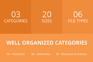 150 Science Line Icons