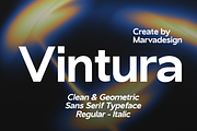 Vintura - A Modern Sans Serif Font, a Sans Serif Font by Marvadesign (Thumbnail 1 of 7)