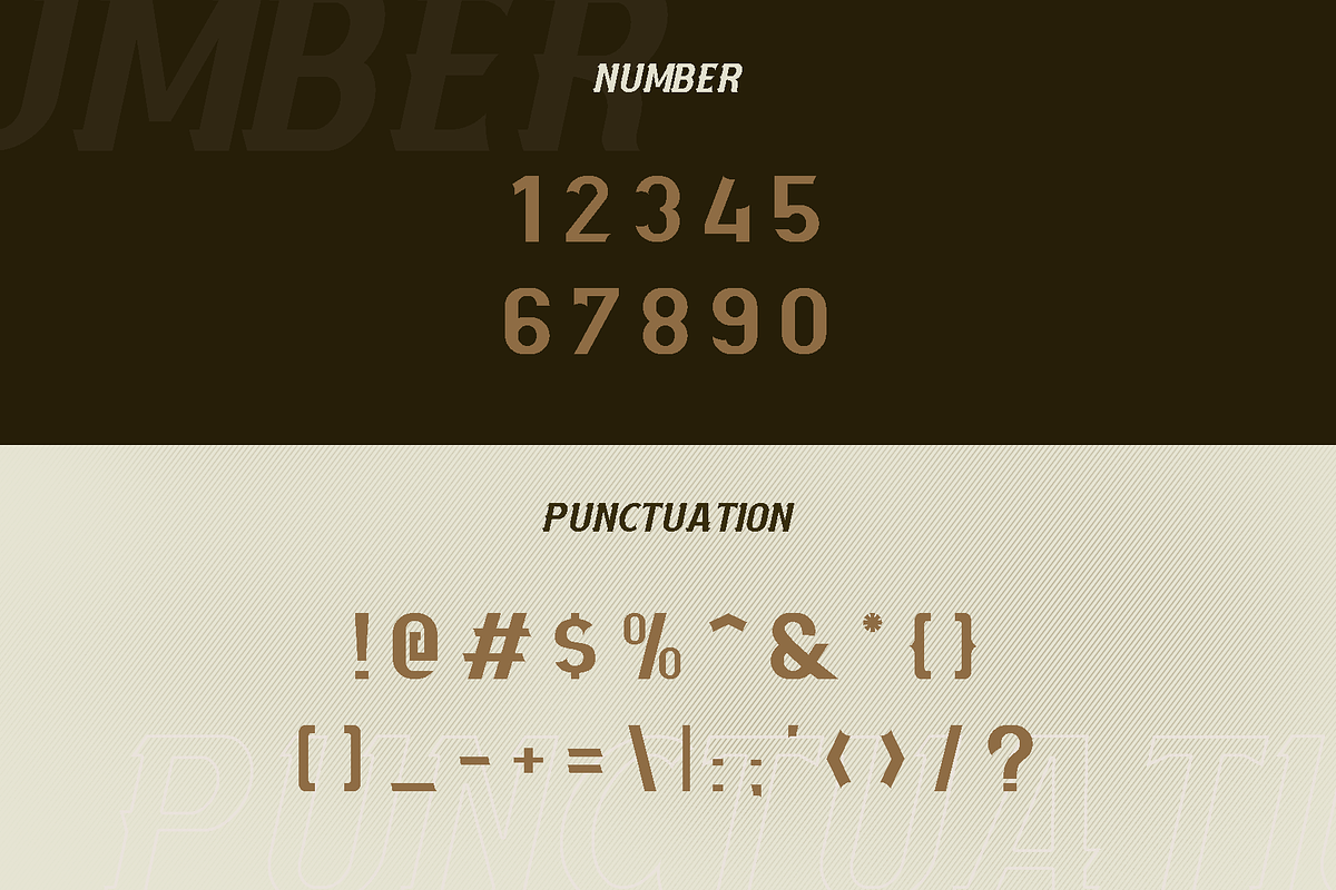 Mourbout - NFC Font Family preview 5