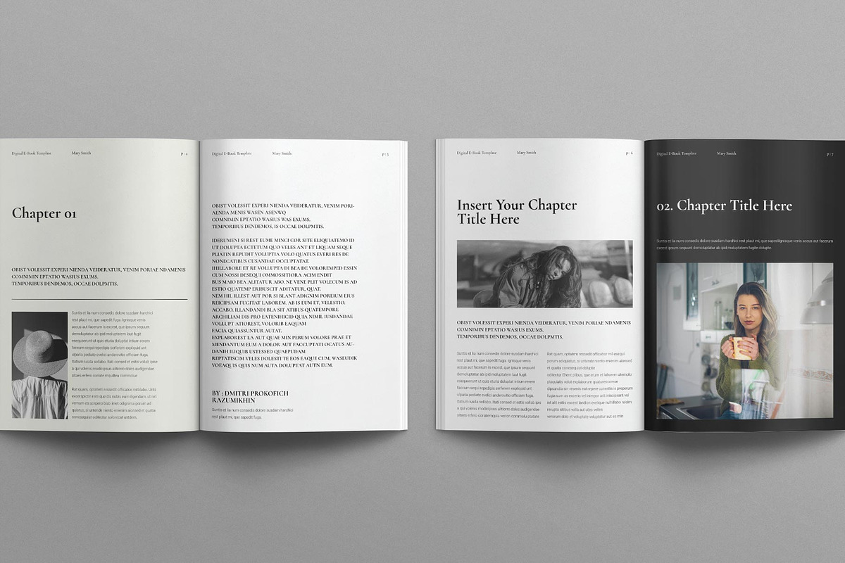 Digital E-Book Design Template, a Magazine Template by E-Type (Photo 3 of 7)