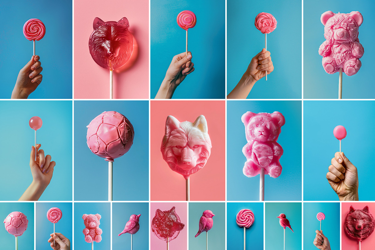107 Lollipops, a Food & Drink Photo by Handmadefont (Photo 9 of 16)