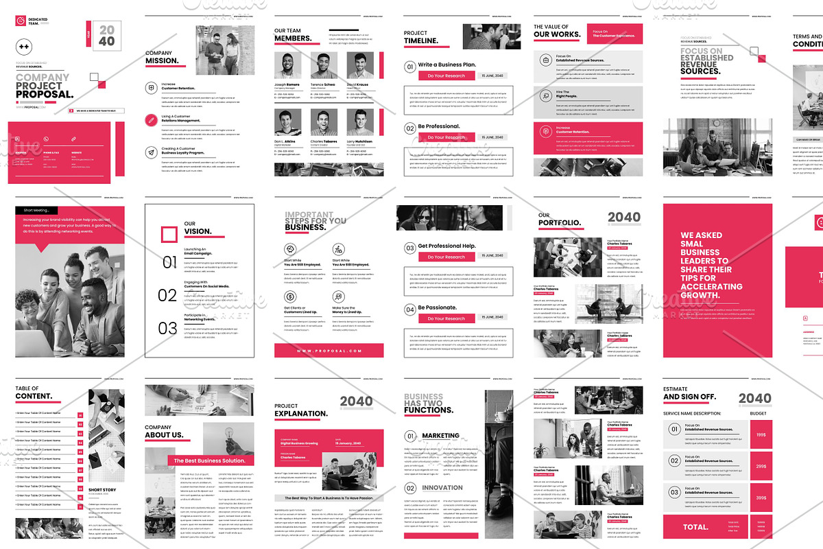 Company Project Proposal Design, a Brochure Template by FlyeredTemplate (Photo 14 of 18)
