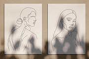 15 Minimalist Woman Line Art, a Decorative Illustration by Miracles Everywhere (Thumbnail 7 of 9)