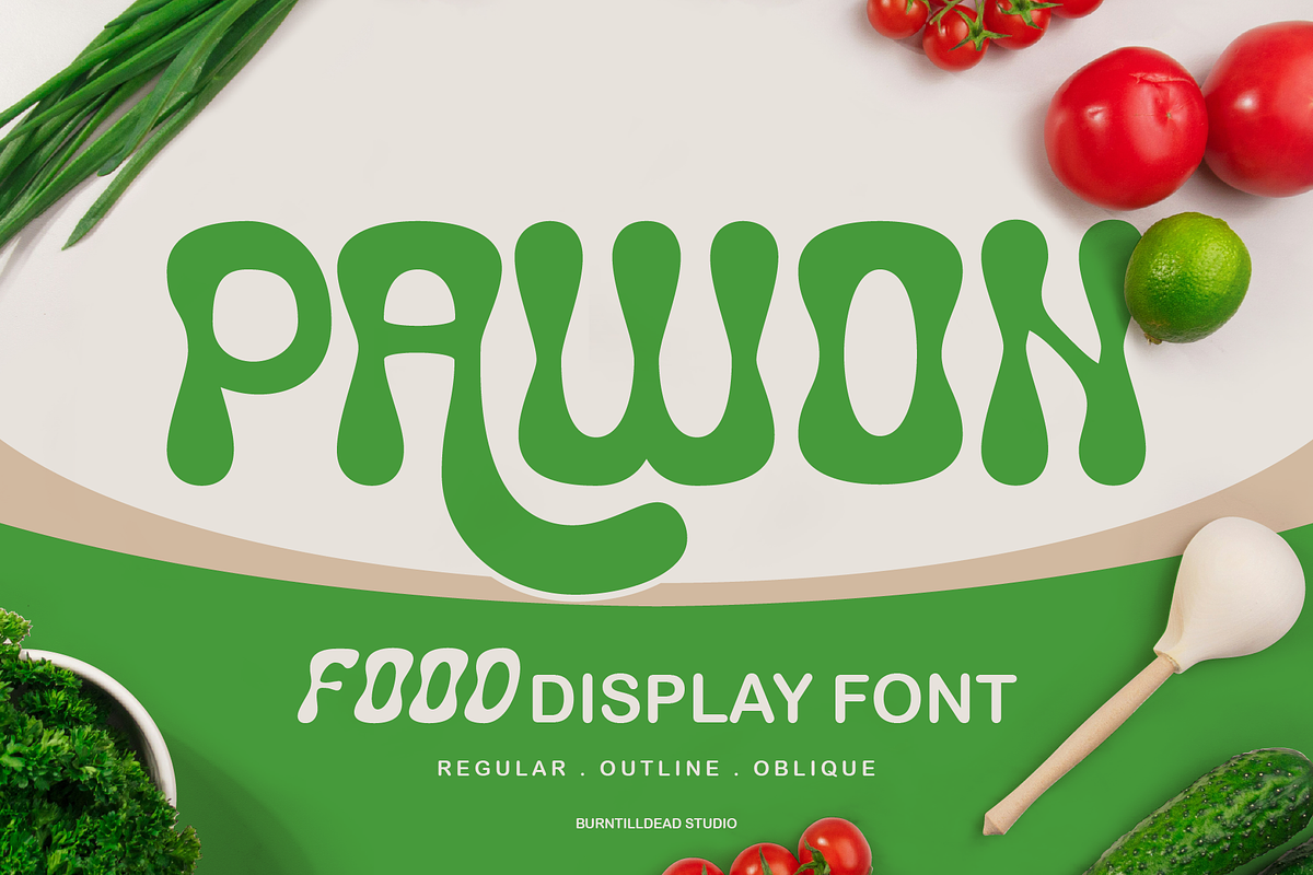 Pawon, a Sans Serif Font by Burntilldead (Photo 1 of 10)