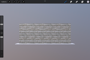 3D Model Graffiti Wall For Procreate