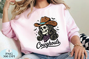 Long Live Cowghouls Skeleton Cowgirl, a Seasonal Illustration by Daily.Designs (Thumbnail 3 of 5)