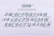 Distory Script, a Script Font by Letter Fresh (Thumbnail 10 of 10)
