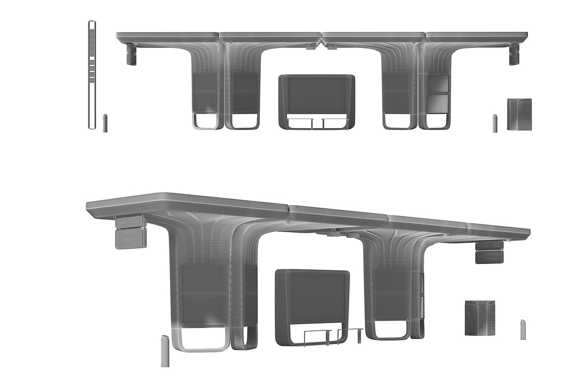 Sustainable urban solar bus station, an Environmental 3D Model by Archidizer (Photo 5 of 5)