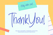 Sanknotes - Sticky Notes Font, a Script Font by stylishtype.co (Thumbnail 20 of 20)