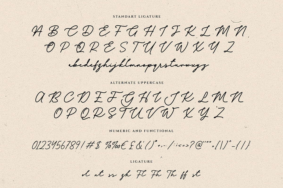 White Magnolia Handwritten Font, a Handwritten Font by RantautypeStudio (Photo 14 of 15)