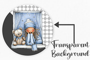 Winter Christmas Cottage Girl, an Illustration by Canvas Craft (Thumbnail 2 of 6)