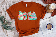 Snowman, Bow and Tree Christmas Png, an Illustration by Libby Wishes (Thumbnail 3 of 7)