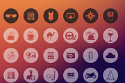 154 TOURISM icons, a Templates & Theme by Palau (Thumbnail 4 of 4)