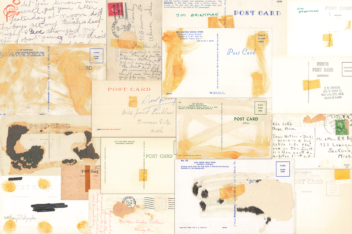 1000+ Vintage Postcards Mega Bundle, a Texture Graphic by Lilithcollageart