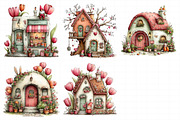 Easter Gnome Gingerbread House Clipa, an Illustration by Daily.Designs (Thumbnail 4 of 8)