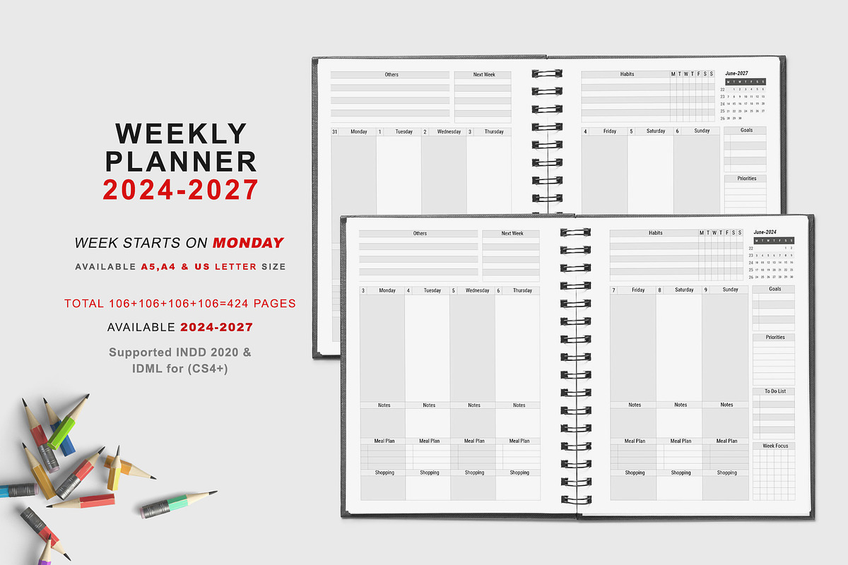 2024-2027 Ultimate Planner Bundle, a Stationery Template by MNT-Creator (Photo 4 of 9)